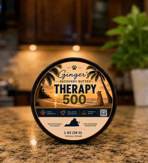 Ginger's Recovery Butter Therapy 500 1:1 jar